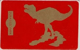 PAKMAP : WP0560D 30 Jurassic Park Red/gold (4) USED - Pakistan