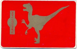 PAKMAP : WP0560E 30 Jurassic Park Red/gold (5) USED - Pakistán