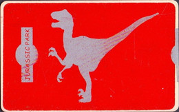 PAKMAP : WP0560EA 30 Jurassic Park Red/silver (5) USED - Pakistán