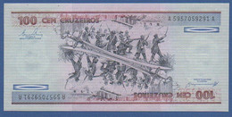 BRAZIL - P.198b – 100 Cruzeiros ND 1984 UNC, Serie A5957059291A - Brésil