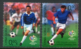 MONTENEGRO  2006 Football World Cup MNH / **.  Michel 118-19 - Montenegro