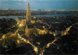 Belgique - Anvers - Antwerpen - Panorama Et Escaut - Vue De Nuit - Carte Neuve - CPM - Voir Scans Recto-Verso - Antwerpen