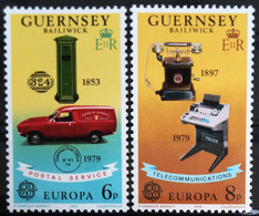 EUROPA 1979 - GUERNESEY                   N° 184/185                     NEUF** - 1979