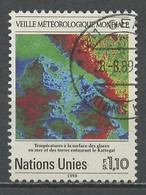 NU Genève - Vereinte Nationen 1989 Y&T N°177 - Michel N°177 (o) - 1,10f Météorologie - Oblitérés