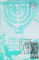 ► Carte Maximum Card -  Israel: 'Menora - Menorah, 2003' Stamp + TAB - Joodse Geloof