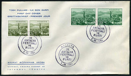 Turkey 1964 Antalya Festival And Fair | Special Cover, Antalya, Oct. 01 - Cartas & Documentos