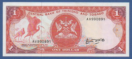 TRINIDAD & TOBAGO - P.36a – 1 Dollar ND (1985) "Chap. 79.02 - Arms" Issue UNC, Serie AV990891 - Trinidad & Tobago