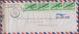 1944. USA AIR MAIL 4-stripe 20 CENTS On Cover To Honolulu, Hawaii From SAN FRANSCISCO MAR20 1... (Michel 504) - JF423476 - Hawai