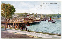 ISLE OF BUTE : ROTHESAY, THE PIER / ADDRESS - EDINBURGH, WEST FOUNTAIN PLACE - Bute