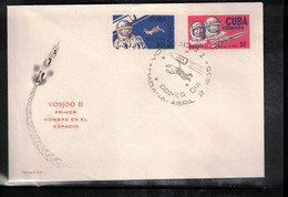 Cuba 1965 Space / Raumfahrt Voshod II FDC - Zuid-Amerika