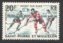 1959  Hockey Sur Glace  Yv 360  **  MNH - Unused Stamps