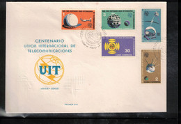 Cuba 1965 UIT / ITU Space / Raumfahrt  FDC - América Del Sur