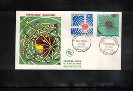 Gabon 1963 Space / Raumfahrt Space Telecommunications FDC - Afrique