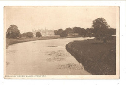 Stamford Burghley House & Lake Message To Back Not Posted Lincolnshire - Other & Unclassified
