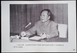 CHINA CHINE CINA THE GREAT LEADER CHAIRMAN MAO WILL ALWAYS LIVE IN OUR HEARTS PICTURE 18.6 X13.0 CM - Other & Unclassified