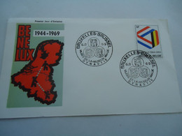 BELGIUM COVER 1969 BENELUX - Non Classificati