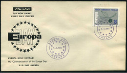 Turkey 1966 Europa Day, May. 5 | European Ideas | Special Cover - Brieven En Documenten