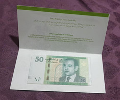 MAROC : Bank Al-Maghrib - Billet De 50 Dirhams 2012 "UNC" - N° De Série : "00"-629655 - Pochette D'Origine - Maroc