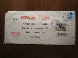 THAILAND EXPRESS MULTIFRANKED AIRMAIL - Thailand