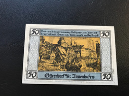 Notgeld - Billet Necéssité Allemagne - 50 Pfennig - Otterndorf - Mai 1920 - Unclassified