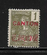 CANTON ( FRCAN - 6 )   1906  N° YVERT ET TELLIER  N°33  N* - Nuevos