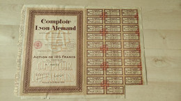 COMPTOIR LYON ALEMAND - 1933 - A - C