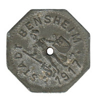 ALLEMAGNE - BENSHEIM - 05.1 - Monnaie De Nécessité - 5 Pfennig 1917 - Notgeld