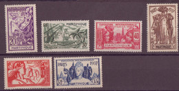 ⭐ Martinique - YT N° 161 à 166 ** - Neuf Sans Charnière - 1937 ⭐ - Unused Stamps