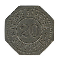 ALLEMAGNE - BODENMAIS - 20.1 - Monnaie De Nécessité - 20 Pfennig - Monetary/Of Necessity