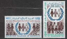 Mauritanie YT 396 & 397 " Contre Apartheid " 1978 Neuf** - Mauritanië (1960-...)