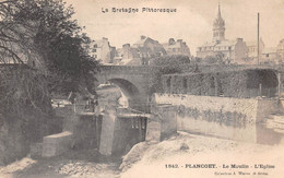PLANCOËT - Le Moulin - L'Eglise - Précurseur Voyagé 1903 - Plancoët