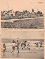 WENDUINE 2 CARTES 1951 - Wenduine