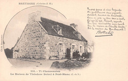 PORT-BLANC Par Penvénan - La Maison Du Poète Théodore Botrel, Ti Chansonniou - Précurseur - Penvénan