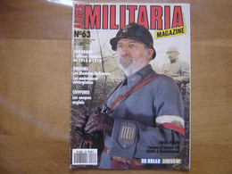 MILITARIA MAGAZINE 63 GUERRE MILITAIRES Sommaire En Photo - Weapons