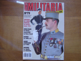 MILITARIA MAGAZINE 79 GUERRE MILITAIRES Sommaire En Photo - Armi