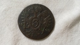 1800 3 KREUZER AUSTRIA HUNGARY COIN MUNZE ÖSTERREICH UNGARN FRANZ II ROM KAI KON  Franz II HABSBURG - Verzamelingen