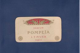 Carte Parfumée Pompéïa Piver Calendrier 1914 - Oud (tot 1960)