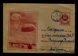 Sp8289 BULGARIA Parachutting Sports Cover Postal Stationery Mailed 1960 - Parachutespringen