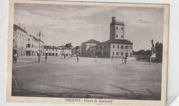 Cartolina - Trecenta (Rovigo) Piazza G. Garibaldi - Rovigo