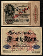 ALLEMAGNE - Lot De 4 Billets ALLEMAGNE - Sammlungen