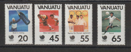 Vanuatu 1988 JO Séoul 806-9, 4 Val ** MNH - Vanuatu (1980-...)