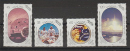 Vanuatu 1989 Espace Apollo 832-35, 4 Val ** MNH - Vanuatu (1980-...)