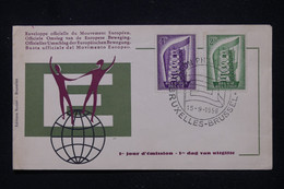 BELGIQUE - Enveloppe FDC En 1956 - Europa - L 114096 - 1951-1960