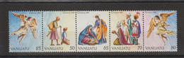 Vanuatu 1990 Noel 851-55, 5 Val ** MNH - Vanuatu (1980-...)