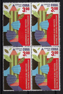 CUBA 2021. ANIVERSARIO INSTITUTO DE CIENCIAS PEDAGÓGICAS. BLOQUE DE CUATRO. MNH - Unused Stamps