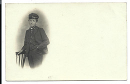 Jeune Homme à La Casquette - CARTE PHOTO Archive HERZFELD - 57 Rue Clignancourt PARIS 18e - Genealogy