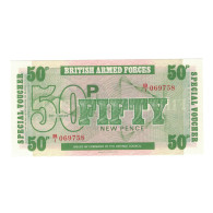 Billet, Grande-Bretagne, 50 New Pence, Undated (1972), NEUF - British Armed Forces & Special Vouchers