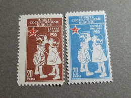 Rare Paire De Timbres Turquie , Neufs - Unused Stamps
