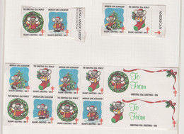 Verenigde Staten Kerstvignet Scott-cat. Jaar 1986 Lotje Kerstvignetten En Aanhangsels - Unclassified