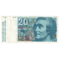 Billet, Suisse, 20 Franken, 1987, KM:55g, TTB - Suisse